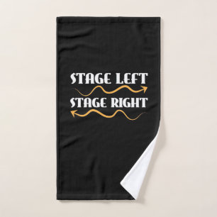 Actor Stage Left Stage Right Hand Towel