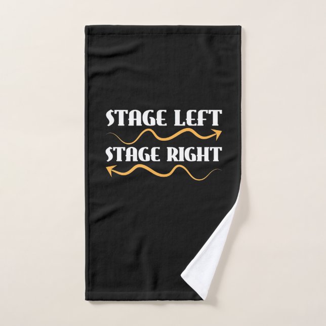 Actor Stage Left Stage Right Hand Towel (Hand Towel)