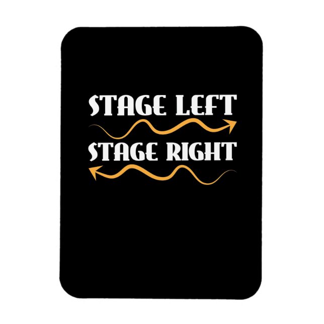 Actor Stage Left Stage Right Magnet (Vertical)