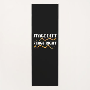 Actor Stage Left Stage Right Yoga Mat