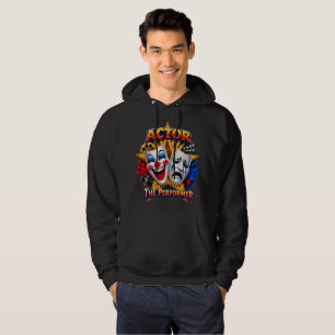 Actor - The Performer Men's Dark Hoodie