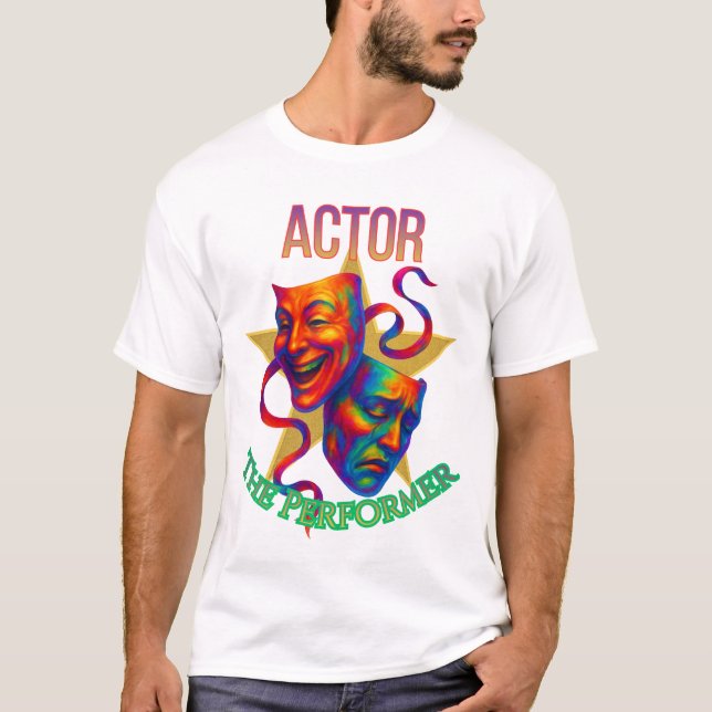 Actor - The Performer Men's T-Shirt (Front)