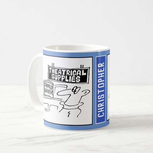 Actor & Theatrical Supplies Cartoon. Coffee Mug (Front Left)