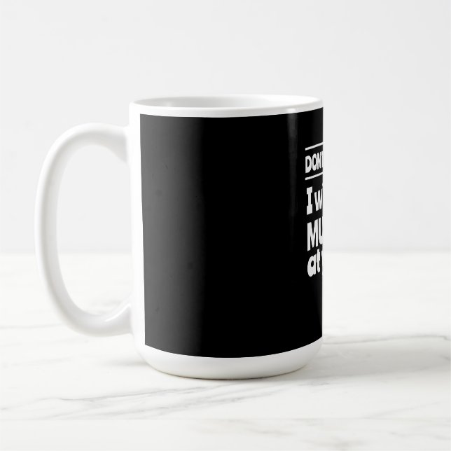 Actor Will Sing Musicals At You Coffee Mug (Left)