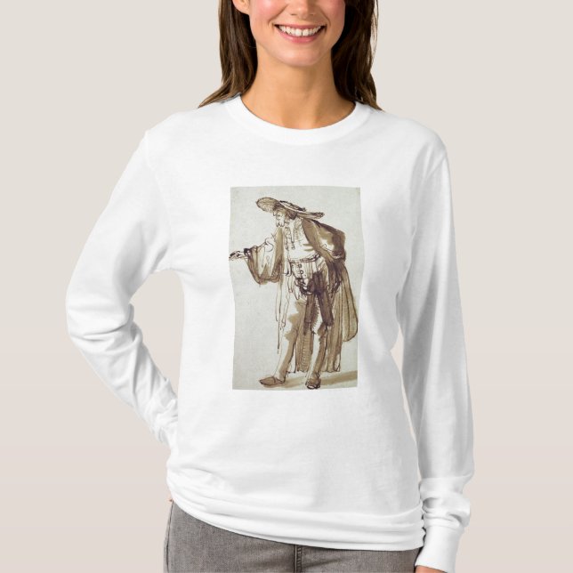 Actor with a Broad-rimmed Hat T-Shirt (Front)