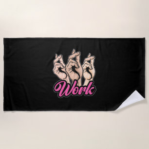 Actor Work Beach Towel