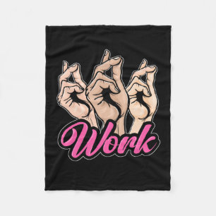 Actor Work Fleece Blanket