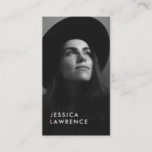 Actors models headshot photo modern photography business card