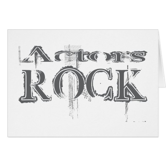 Actors Rock (Front Horizontal)