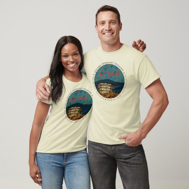 ACTPol CMB Logo T-Shirt (Men's) (Unisex)