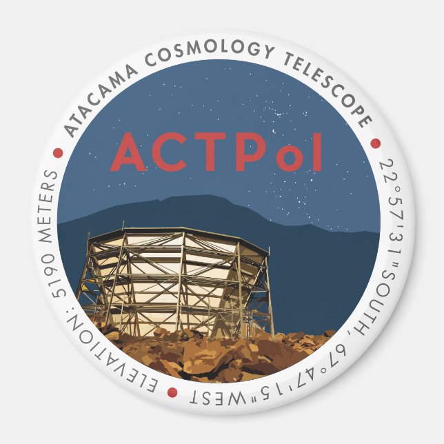 ACTPol Logo Magnet (Front)