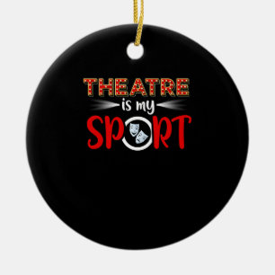 Actress Acting Actress Actor Actress Is My Sport Ceramic Tree Decoration