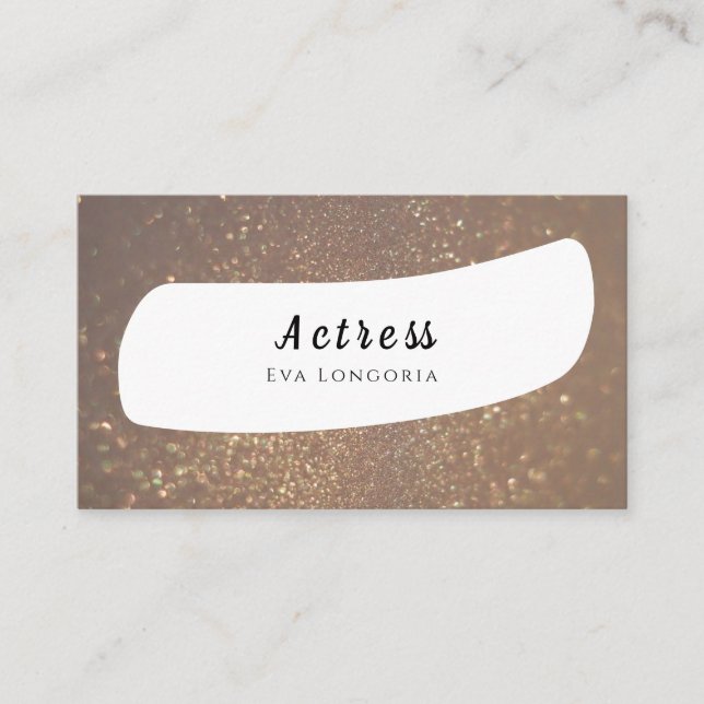 Actress / Actor Business Card (Front)
