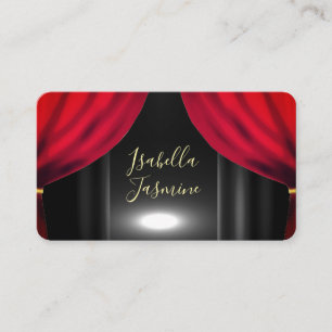 Actress actor influencer psychic business card