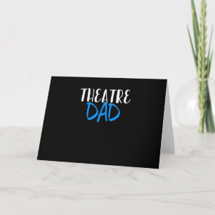 Actress Dad Stage Drama Acting Christmas Card