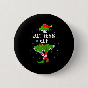 Actress Elf Christmas Family Girls Women Elf Squad 6 Cm Round Badge