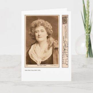Actress Ellen Terry Greeting Card