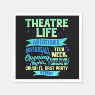 Actress Nerd Actor Musical Acter Spian Napkin