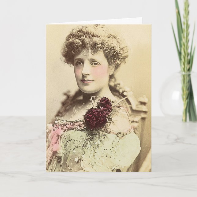 Actress Phyllis Broughton Card (Front)