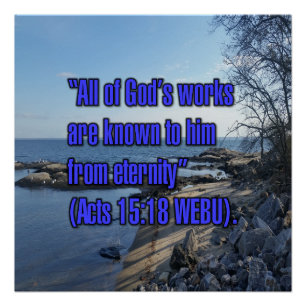 Acts 15:18 WEBU Poster