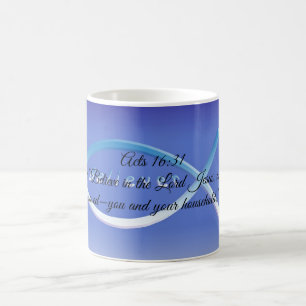 Acts 16:31 Mug
