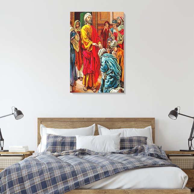 Acts 19:1-7 Receiving the Holy Spirit Canvas (Insitu(Bedroom))