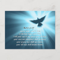Acts 2:17 I will pour out My Spirit, Bible Verse