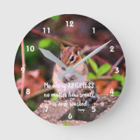 Acts Of Kindness Inspirational Quote Chipmunk 