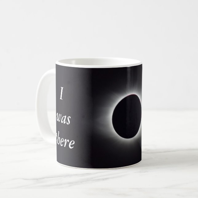 Actual 2017 Solar Eclipse Image Coffee Mug (Front Left)