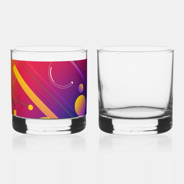 Actual Product Named "Aurora Borealis Water Mug Whiskey Glass (Front)