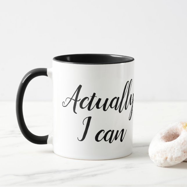 Actually, I can Mug (With Donut)