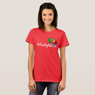#actuallyautistic Rainbow Brain T-Shirt