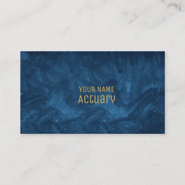 Actuary Business Card (Front)