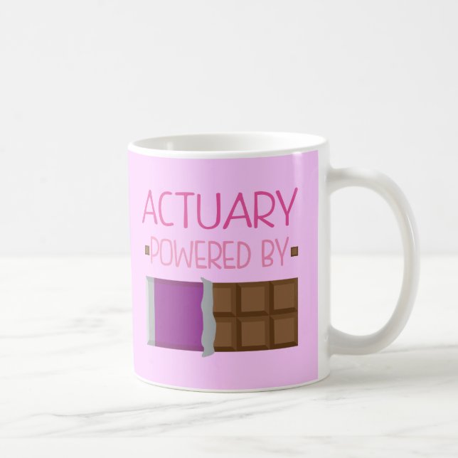 Actuary Chocolate Gift for Woman Coffee Mug (Right)