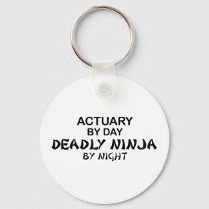 Actuary Deadly Ninja by Night Key Ring