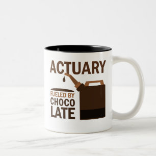 Actuary Gift (Funny) Two-Tone Coffee Mug
