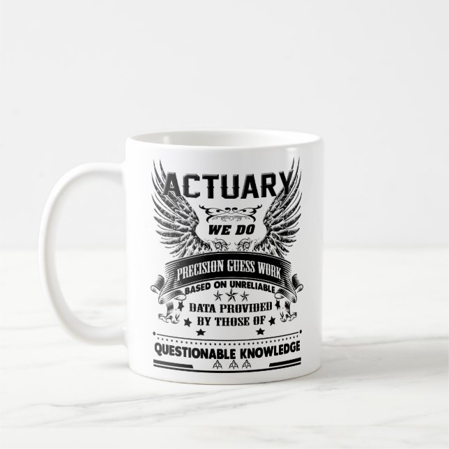 Actuary Mug, Actuary Coffee Mug, Mugs for Actuary (Left)