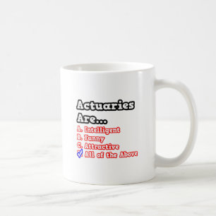 Actuary Quiz...Joke Coffee Mug