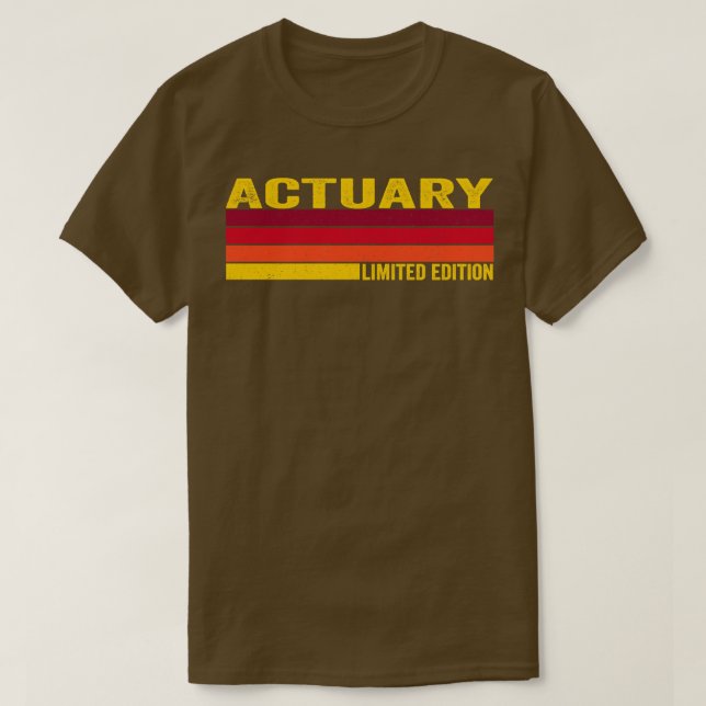 Actuary T-Shirt (Design Front)