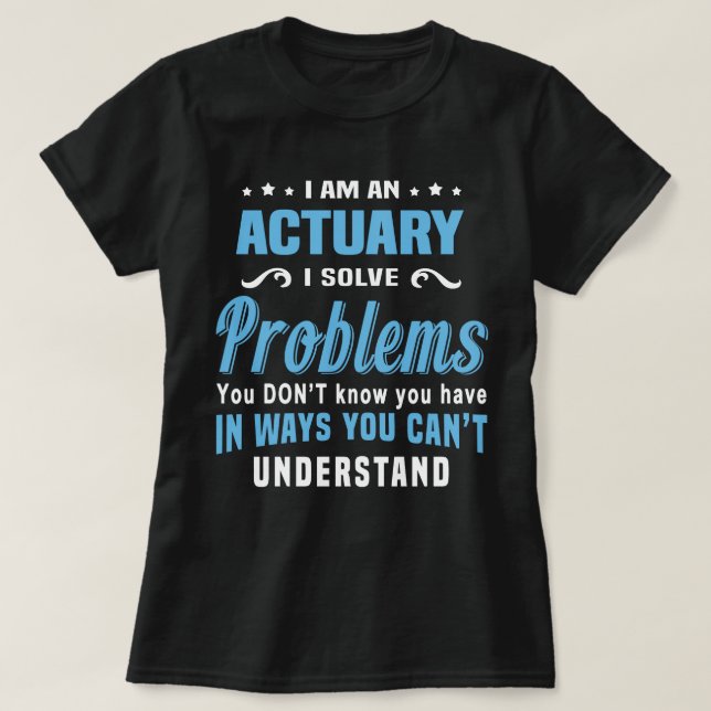 Actuary T-Shirt (Design Front)