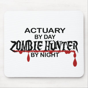 Actuary Zombie Hunter by Night Mouse Mat