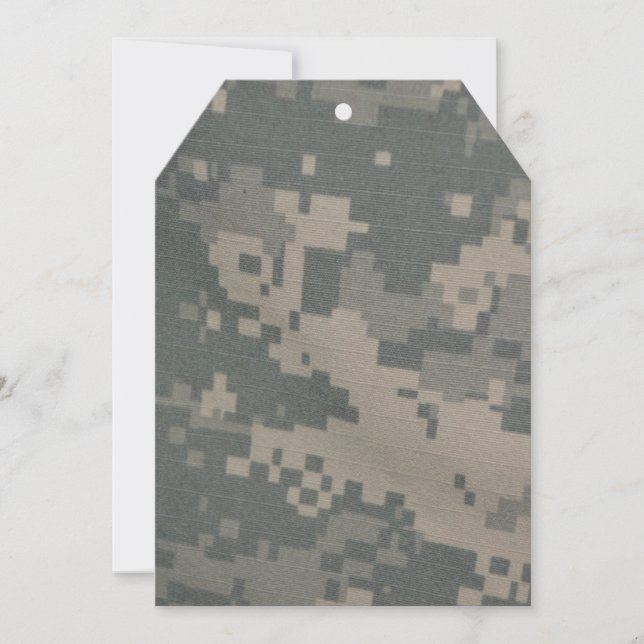 Acu Pattern Camouflage Troops Digital Art Peace (Front)