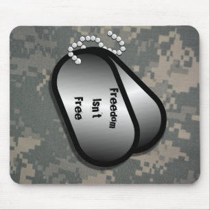 Acu Pattern Camouflage Troops Digital Art Peace Mouse Mat
