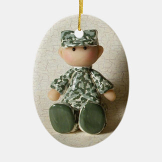 ACU Soldier Ceramic Tree Decoration