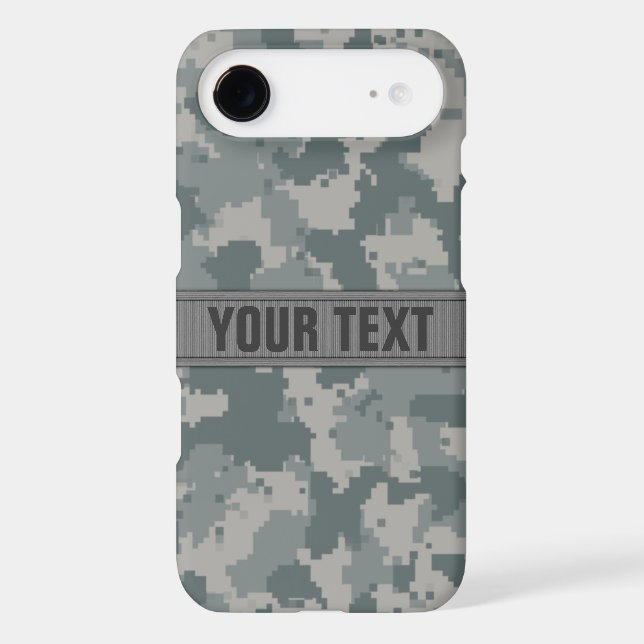 ACU Style Grey Camo #2 Personalised Case-Mate Samsung Galaxy Case (Back)