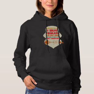 Acupuncture Acupuncturist I Solve Problems Needle  Hoodie
