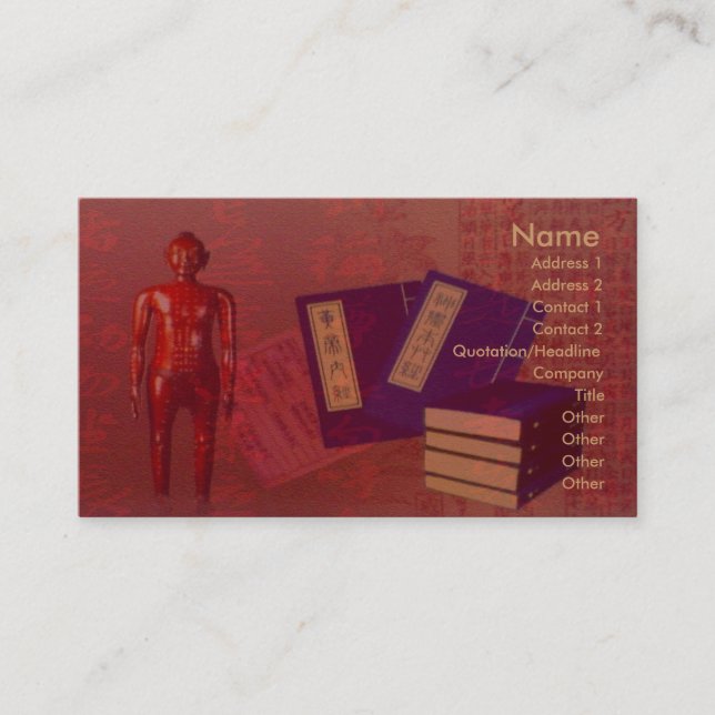 Acupuncture Business Card (Front)