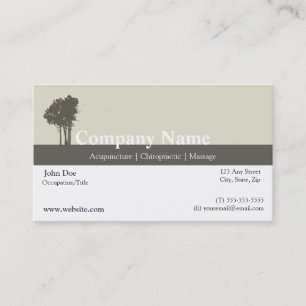 Acupuncture Business Card