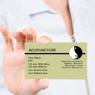 Acupuncture Business Cards