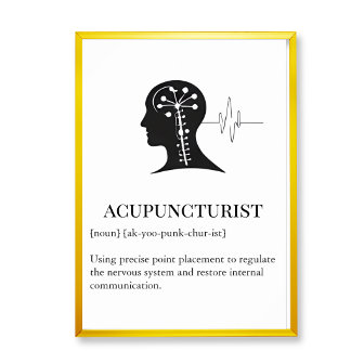 Acupuncture clinic Wall Art wall chart